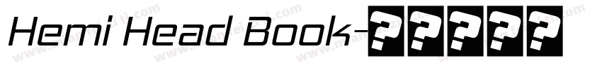 Hemi Head Book字体转换